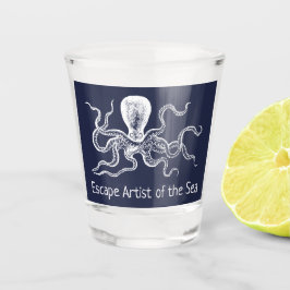 Vaso De Chupito Artista del mar para escapar del pulpo