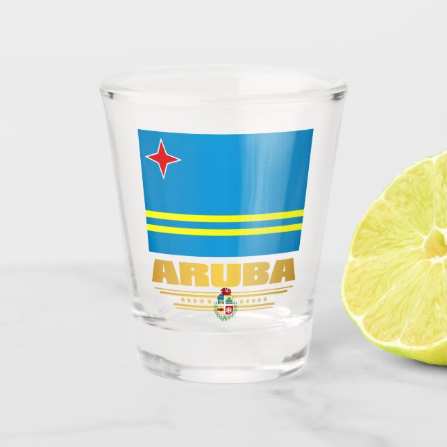 Vaso De Chupito Aruba (Anverso)