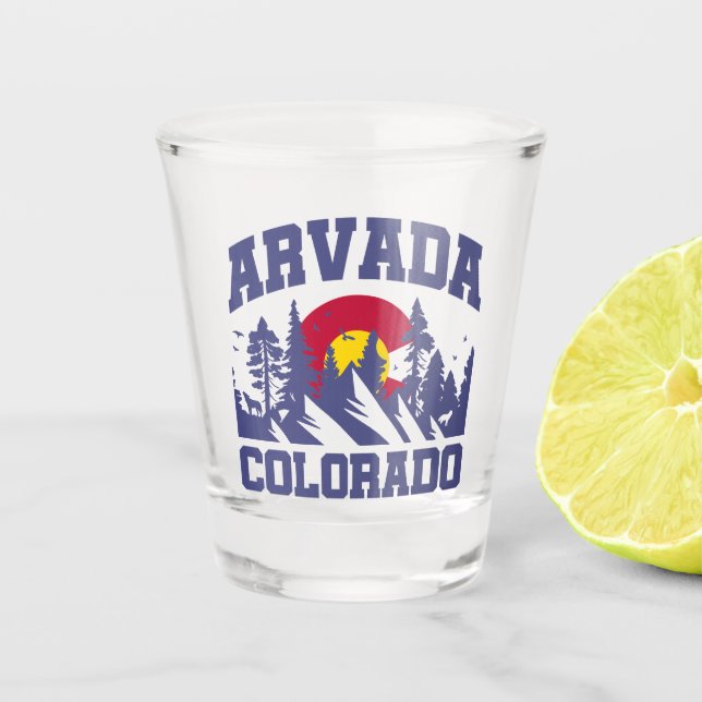 Vaso De Chupito Arvada, Colorado (Anverso)