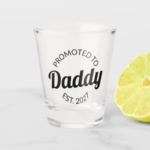 Vaso De Chupito Ascendido a Papá Desde 2027 Nuevo Papá Baby Shower
