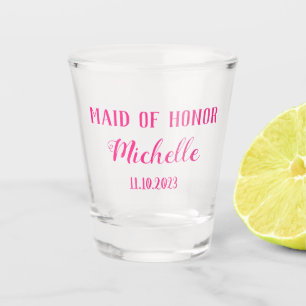 Vaso De Chupito Asesinan a Boda de regalos de nombre personalizado
