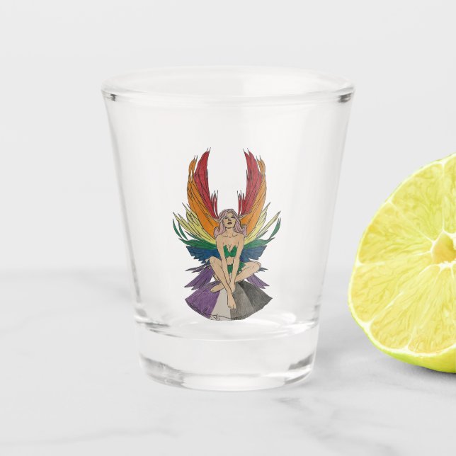 Vaso De Chupito Asexual Faerie (Anverso)
