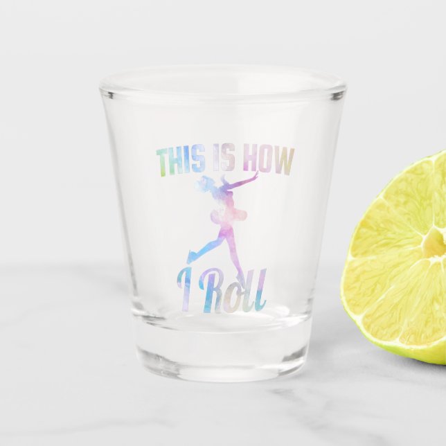 Vaso De Chupito Así Es Como Patiné Hielo (Anverso)