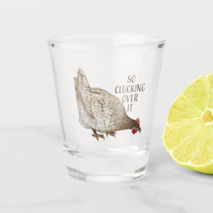 Vaso De Chupito ¡Así Que Atrapado! calabaza con pollo marrón