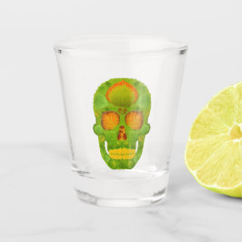 Vaso De Chupito Aspen Leaf Skull 10