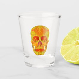Vaso De Chupito Aspen Leaf Skull 13