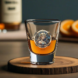 Vaso De Chupito Astrología Moderna Celestial Símbolo Fantasía Virg