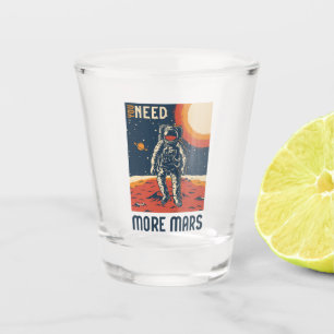 Vaso De Chupito Astronauta espacial moderna Personalizado de Mars