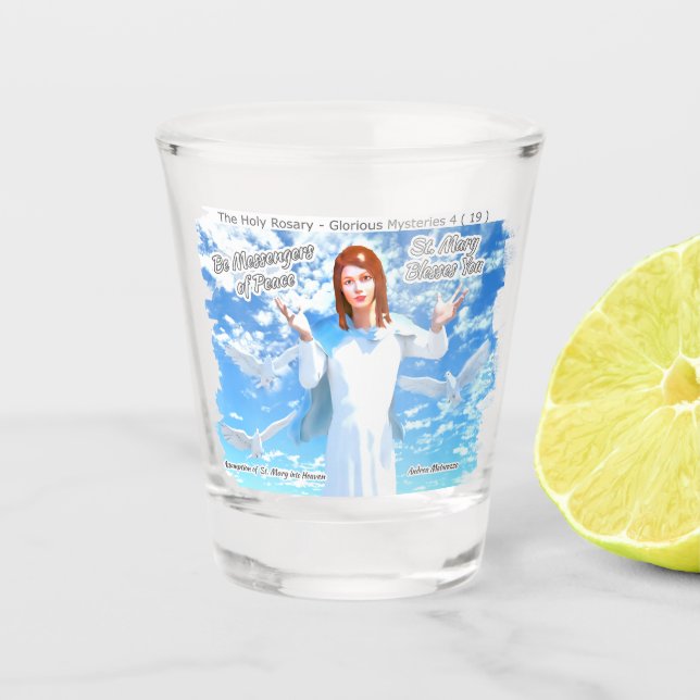 Vaso De Chupito Asunción de Santa María al Cielo (Anverso)