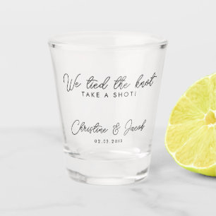 Vaso De Chupito atamos el nudo a tomar un trago de beber un favor
