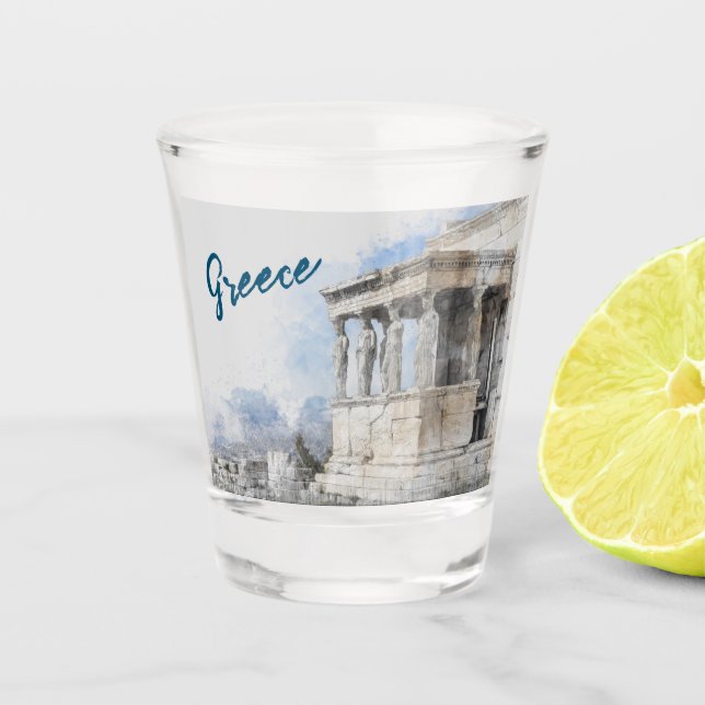 Vaso De Chupito Atenas, Grecia (Anverso)
