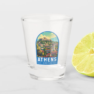 Vaso De Chupito Atenas Grecia Viajes arte Vintage