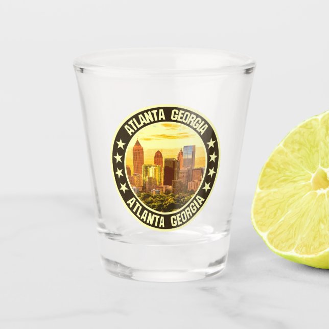 Vaso De Chupito Atlanta Georgia (Anverso)