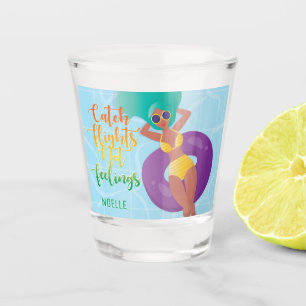 Vaso De Chupito Atrapar vuelos, no sentir a la mujer negra en el e