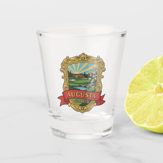 Vaso De Chupito Augusta Georgia Travel (Anverso)