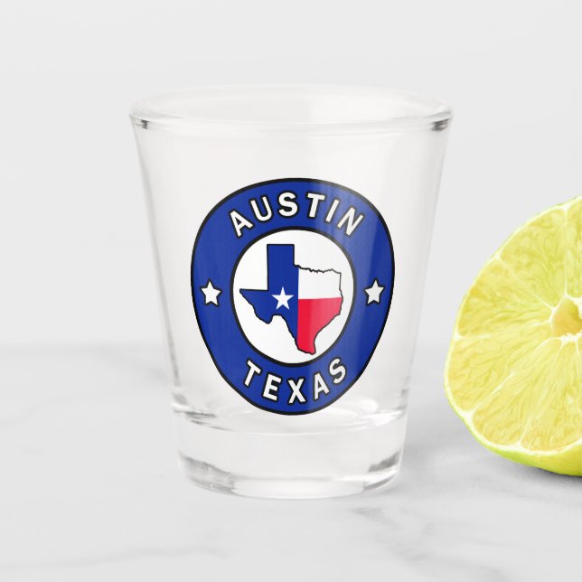 Vaso De Chupito Austin Texas (Anverso)
