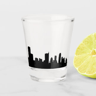 Vaso De Chupito Austin Texas, famosa ciudad, en el horizonte de la