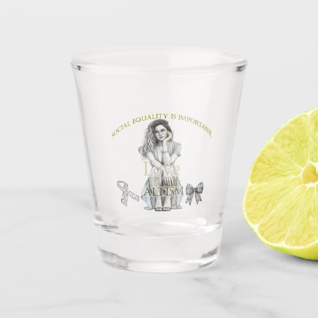 Vaso De Chupito Autism (Anverso)