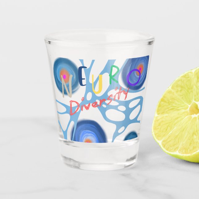 Vaso De Chupito Autismo neuro Asperger Sensoria (Anverso)