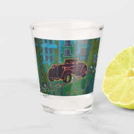 Vaso De Chupito Auto negro