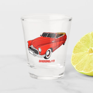 Vaso De Chupito Automóvil rojo clásico de 1948