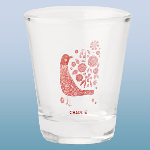 Vaso De Chupito Ave nórdica personalizada