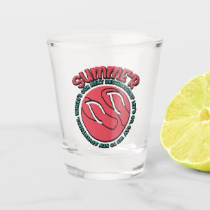 Vaso De Chupito Aventura de verano Flip-Flops & Travel Inspired