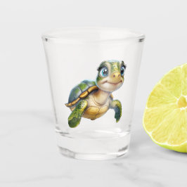 Vaso De Chupito Aventuras submarinas con la alegre tortuga.