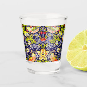Vaso De Chupito Aves del ladrón de fresas William Morris