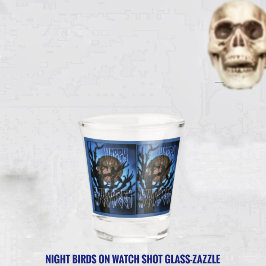 Vaso De Chupito Aves nocturnas vigiladas
