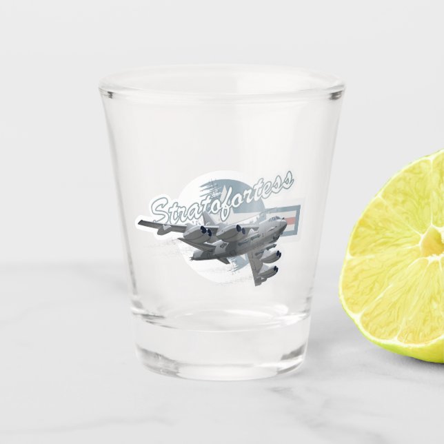 Vaso De Chupito Avión Personalizado (Anverso)