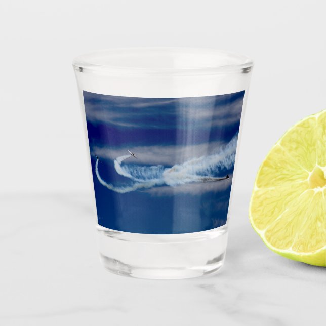 Vaso De Chupito Aviones de Guerra (Anverso)