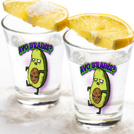 Vaso De Chupito Avo Brains Zombie Aguacate