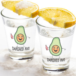 Vaso De Chupito Avo Funny Avo Funny Borró Kawaii Aguacate
