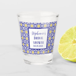 Vaso De Chupito Azulejos portugueses Boda mediterránea azul