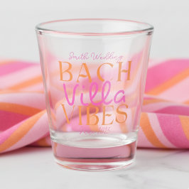 Vaso De Chupito Bach Villa Vibes - Rosa y Naranja Tropical 
