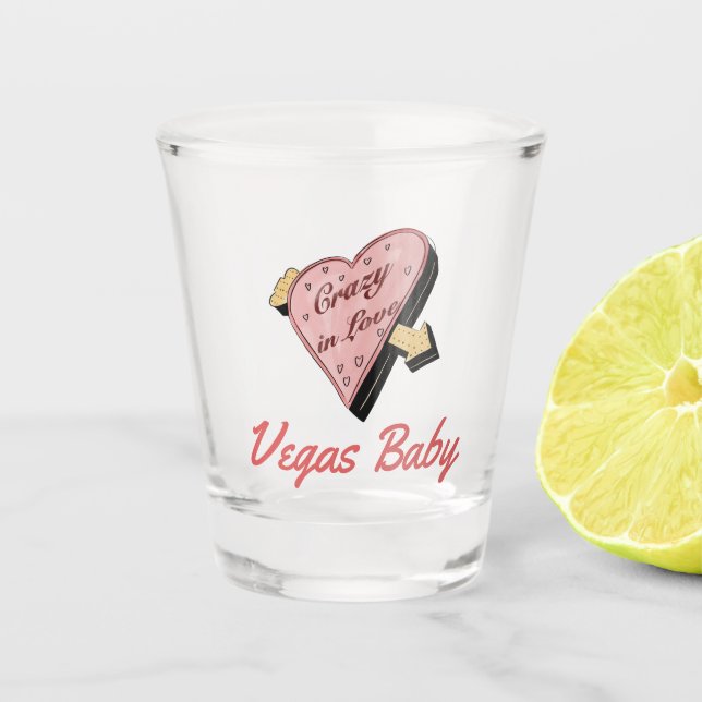 Vaso De Chupito Bachelorette de Las Vegas (Anverso)