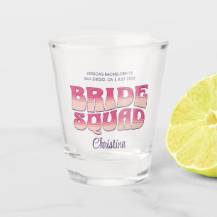 Vaso De Chupito Bachelorette Party Briding Squad Bridesmaid Hot Pi