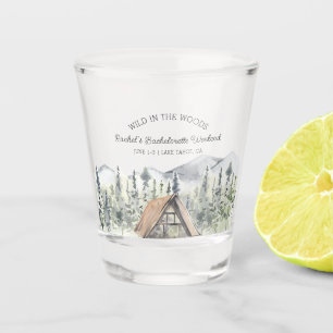 Vaso De Chupito Bachelorette temática de camping