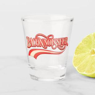 Vaso De Chupito Baconnoisseur (amante del tocino) vidrio de dispar