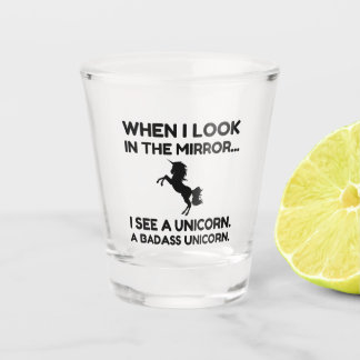 VASO DE CHUPITO BADASS UNICORN