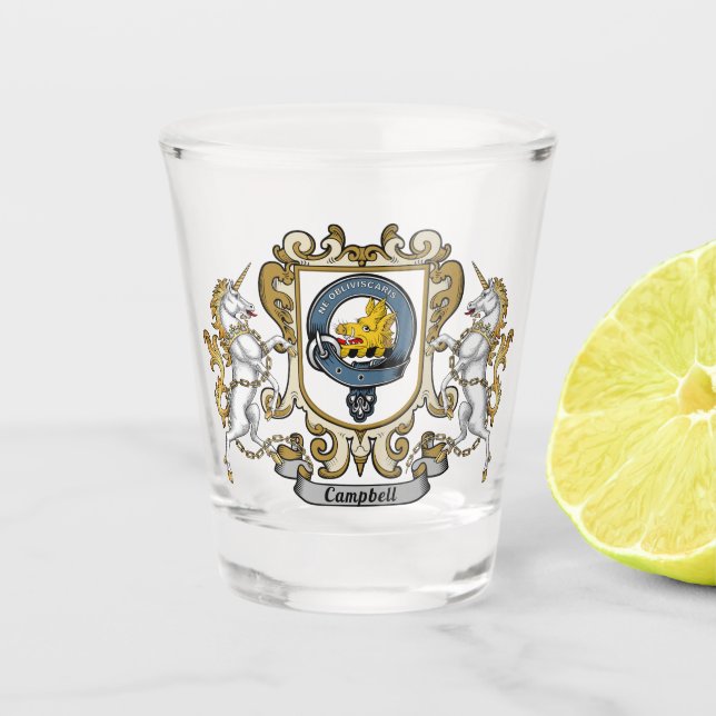 Vaso De Chupito Badge Campbell Clan (Anverso)