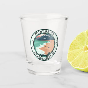 Vaso De Chupito Badge de California en Point Reyes National Seasho