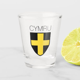 Vaso De Chupito Badge de San David (Gales/ Cymru)