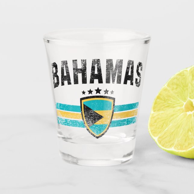 Vaso De Chupito Bahamas (Anverso)