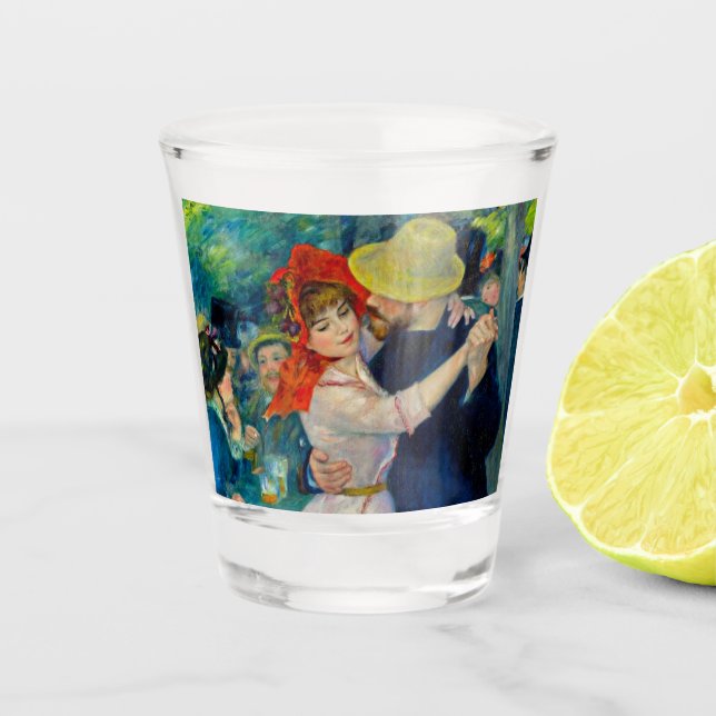 Vaso De Chupito Baile en Bougival Pierre Renoir (Anverso)