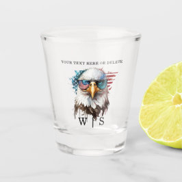 Vaso De Chupito Bald Eagle símbolo nacional moderno y único de los