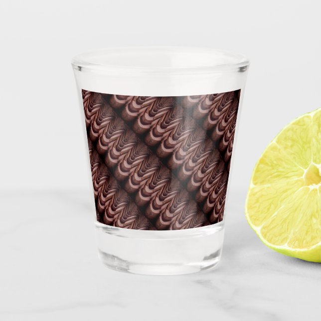 Vaso De Chupito Baldosas rústicas con perspectiva única (Anverso)
