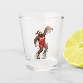Vaso De Chupito Baloncesto de Bigfoot Sasquatch Navidad 2026 Holid