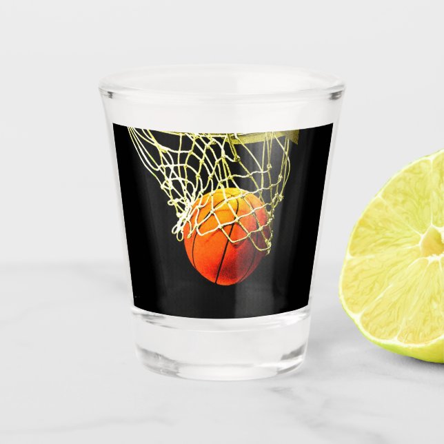 Vaso De Chupito Baloncesto I Love (Anverso)